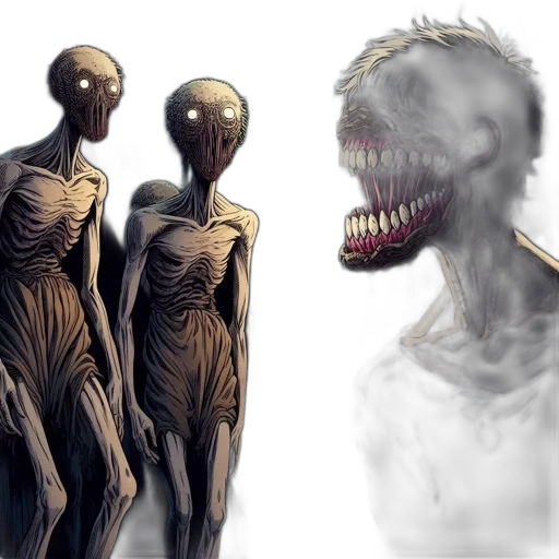 creature, animal, concept art, 3d render transparent PNG cut-out