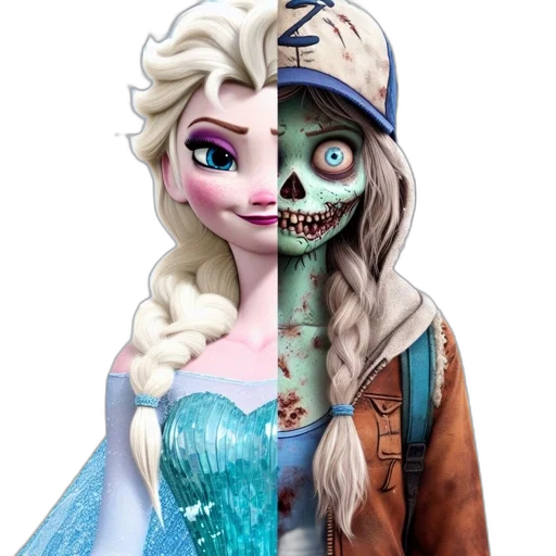 fantasy art, concept art, 3d render, cartoon transparent PNG cut-out