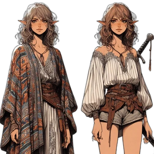 dress, concept art, fantasy art, pixel art transparent PNG cut-out