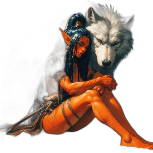 animal, creature, mask, fantasy art transparent PNG cut-out