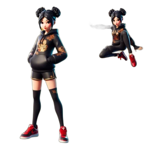 staff, concept art, 3d render, anime transparent PNG cut-out