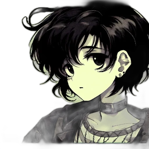 face, hair, staff, mask transparent PNG cut-out