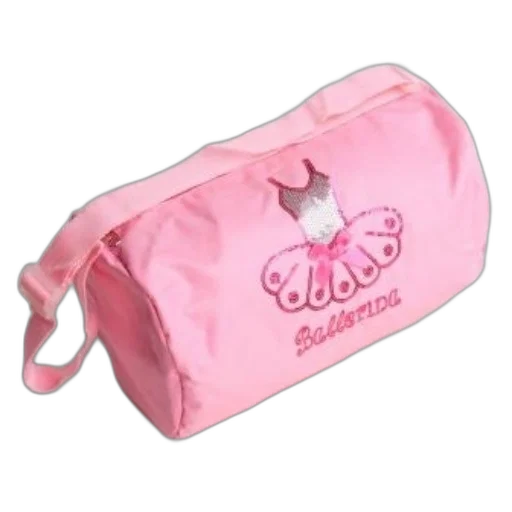 pink, duffel, bag, sequined transparent PNG cut-out