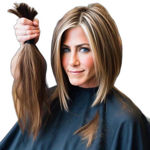 hair, staff, photorealistic, inside transparent PNG cut-out