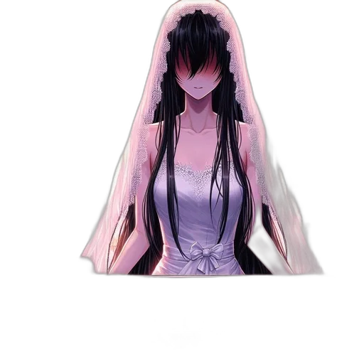 dress, mask, face, hair transparent PNG cut-out