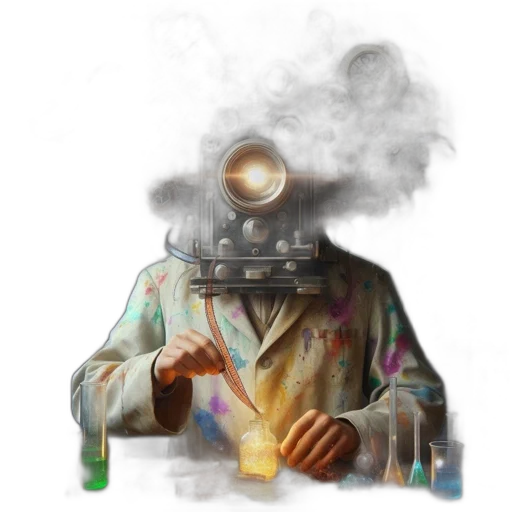 robot, mask, jacket, face transparent PNG cut-out