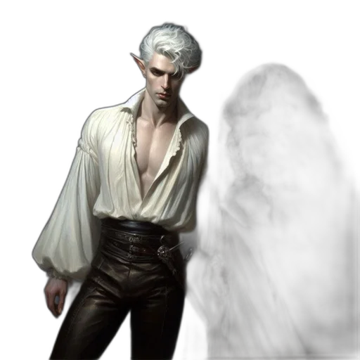 staff, jacket, creature, sword transparent PNG cut-out