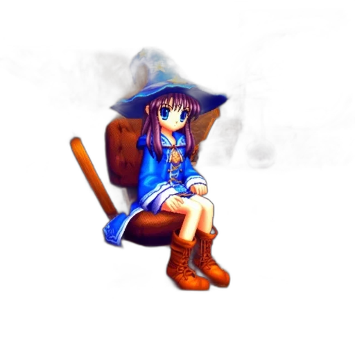 hat, staff, umbrella, weapon transparent PNG cut-out