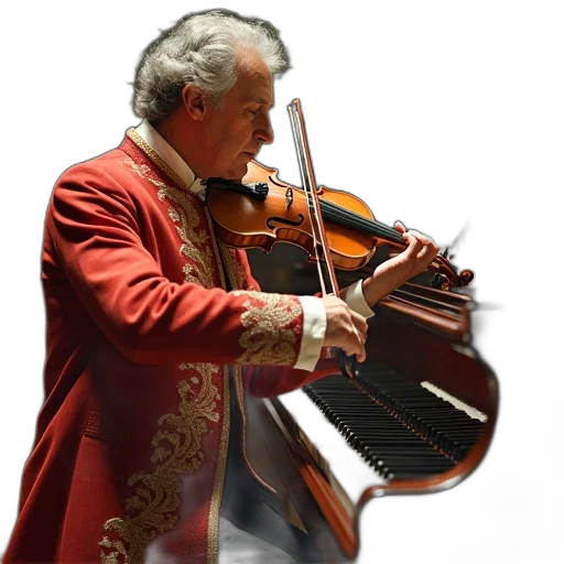 staff, little, mozart, orchestra transparent PNG cut-out