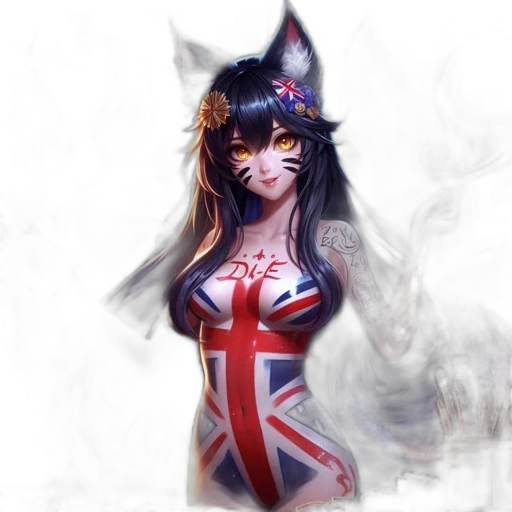 staff, mask, dress, fantasy art transparent PNG cut-out