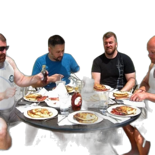 food, staff, 3d render, four transparent PNG cut-out