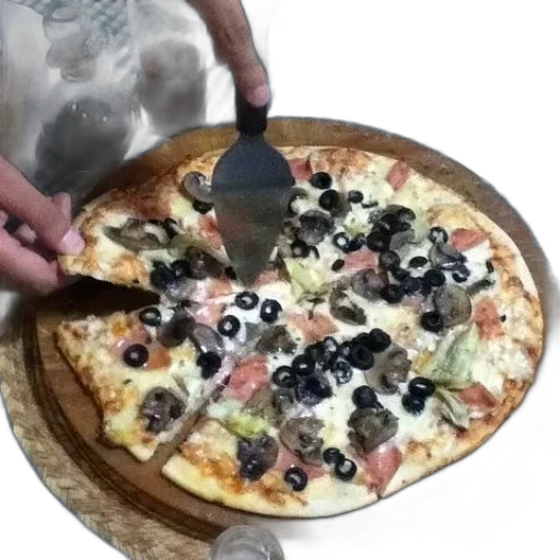 food, weapon, 3d render, fire transparent PNG cut-out