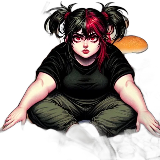 concept art, comic book art, anime, pixel art transparent PNG cut-out