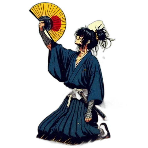 umbrella, staff, weapon, anime transparent PNG cut-out