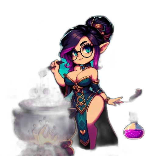 dress, staff, fantasy art, concept art transparent PNG cut-out