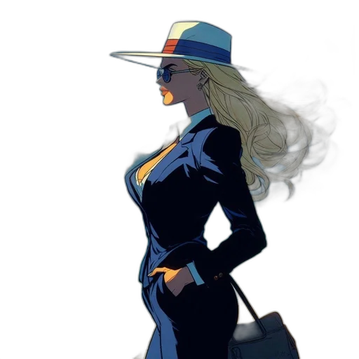 hat, jacket, staff, concept art transparent PNG cut-out