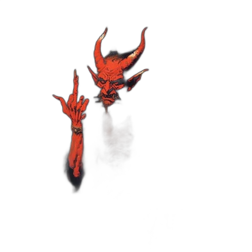 dragon, weapon, creature, staff transparent PNG cut-out