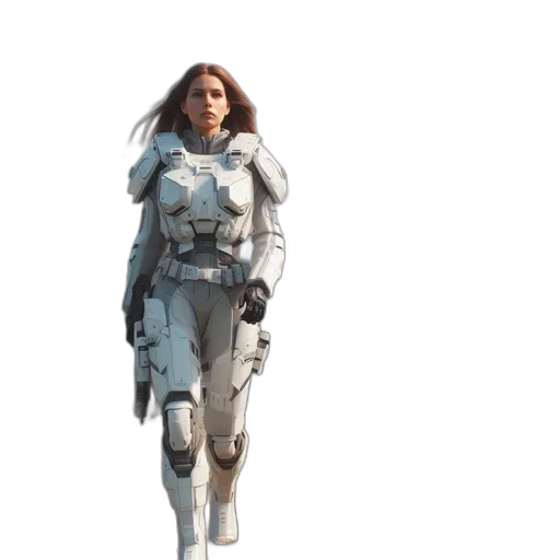 robot, jacket, weapon, sword transparent PNG cut-out