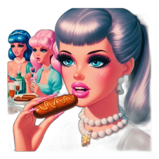 food, jewelry, concept art, photorealistic transparent PNG cut-out