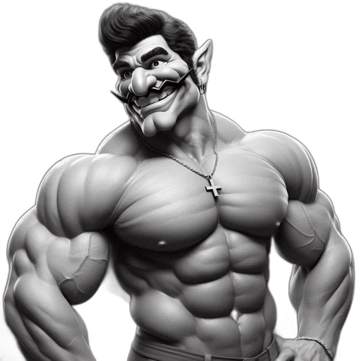 staff, creature, cartoon, fantasy art transparent PNG cut-out