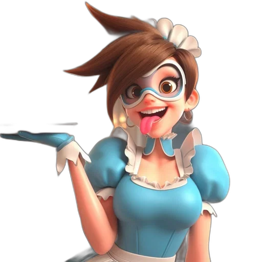 staff, dress, face, robot transparent PNG cut-out