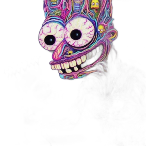 mask, creature, face, crown transparent PNG cut-out