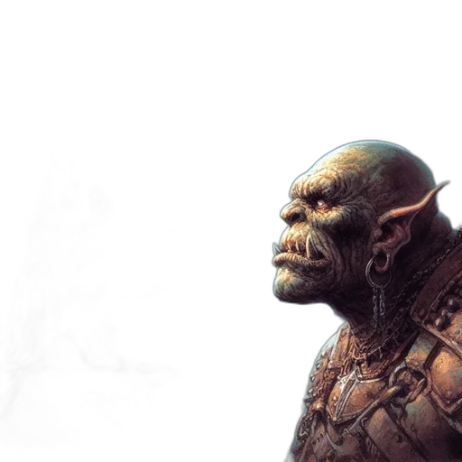 creature, face, concept art, fantasy art transparent PNG cut-out