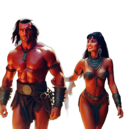 concept art, comic book art, fantasy art, 3d render transparent PNG cut-out