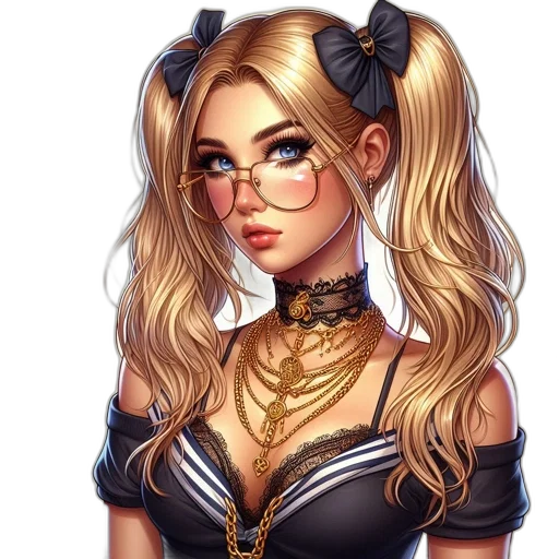 dress, staff, face, fantasy art transparent PNG cut-out