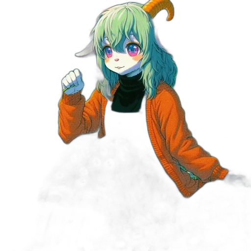 jacket, staff, creature, dragon transparent PNG cut-out