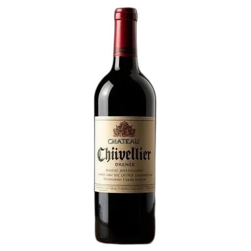 bottle, 3d render, chateau, chevellier transparent PNG cut-out