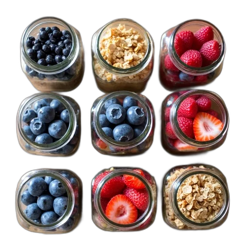 food, colorful, collection, glass transparent PNG cut-out