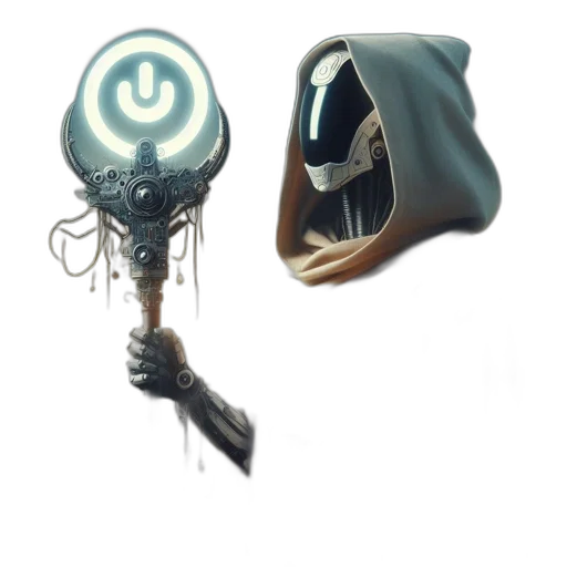 mask, weapon, staff, umbrella transparent PNG cut-out