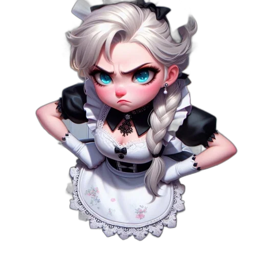 dress, staff, face, concept art transparent PNG cut-out