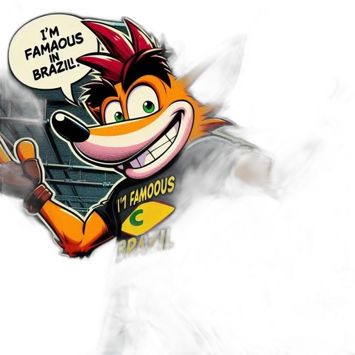 concept art, fox-like, character, orange transparent PNG cut-out