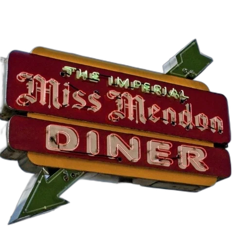 food, 3d render, neon lights, vintage-style transparent PNG cut-out
