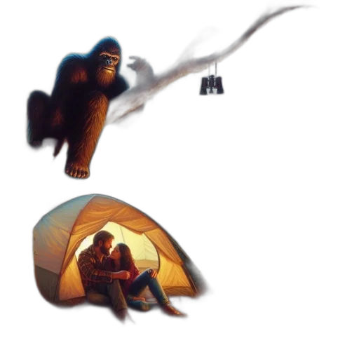creature, animal, concept art, 3d render transparent PNG cut-out