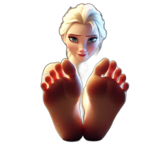 shoes, face, concept art, 3d render transparent PNG cut-out