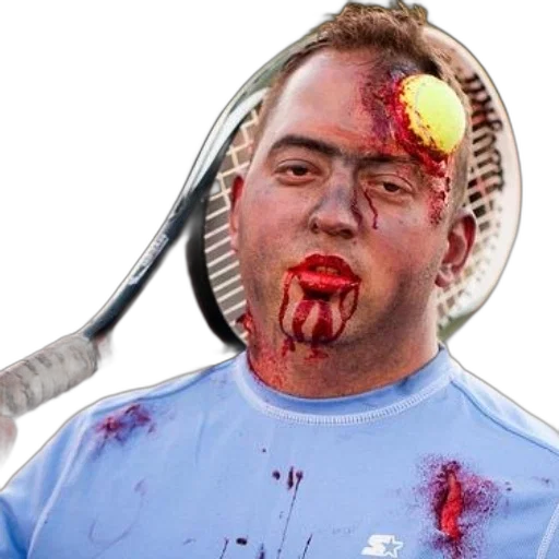 staff, person, tennis, racket transparent PNG cut-out