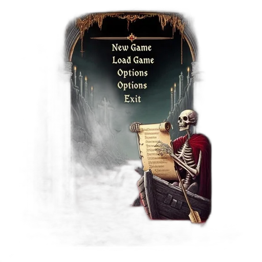 concept art, fantasy art, gothic, theme transparent PNG cut-out