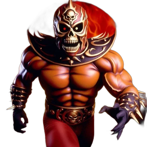 mask, concept art, comic book art, 3d render transparent PNG cut-out