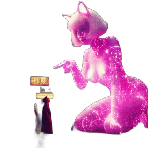 bottle, dress, robot, creature transparent PNG cut-out