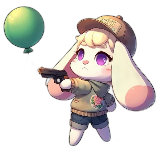 weapon, staff, animal, creature transparent PNG cut-out