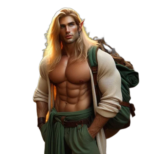 fantasy art, concept art, comic book art, photorealistic transparent PNG cut-out