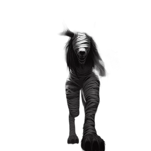 creature, animal, mask, hair transparent PNG cut-out
