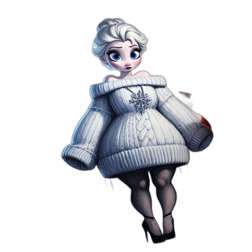 dress, jacket, staff, robot transparent PNG cut-out