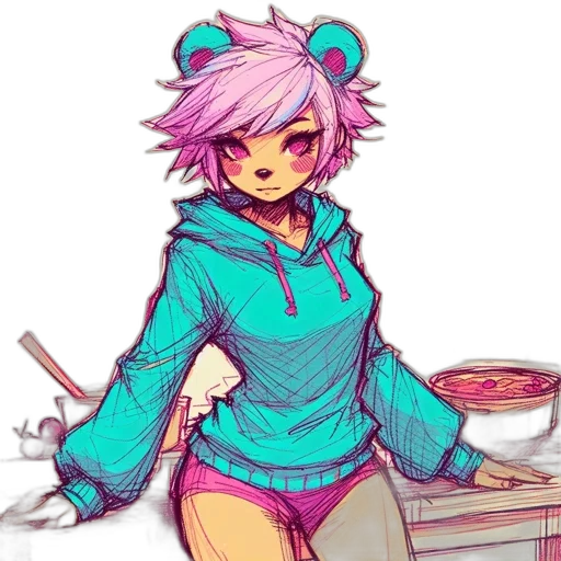 food, staff, pixel art, concept art transparent PNG cut-out