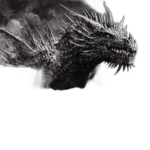 dragon, creature, animal, mask transparent PNG cut-out