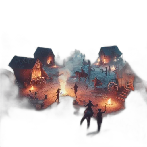 concept art, fantasy art, 3d render, pixel art transparent PNG cut-out
