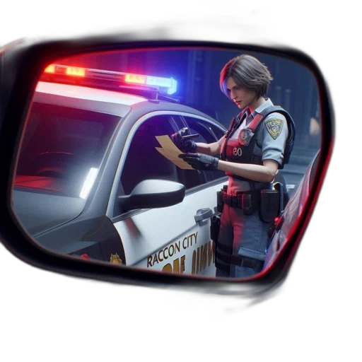 car, staff, weapon, face transparent PNG cut-out